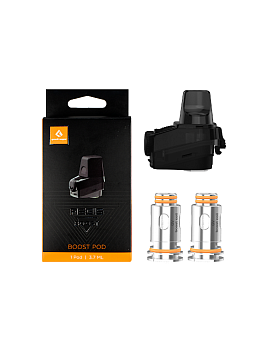 Картридж Geek Vape Aegis Boost Empty Pod 3.7ml (1шт/уп)+2 испарителя(0.4ohm, 0.6ohm) в наличии. Купить сейчас! XB store. Комсомольск-на-Амуре