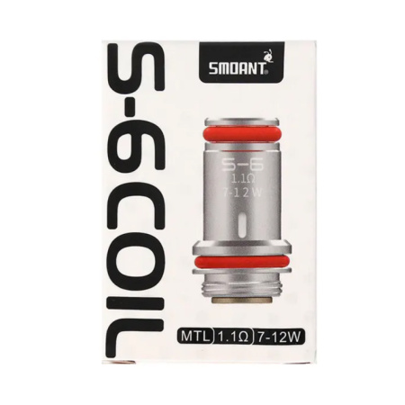 Испаритель Smoant Santi S-6 1.1ohm Coil в наличии. Купить сейчас! XB store. Комсомольск-на-Амуре