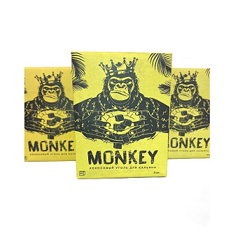 Уголь для кальяна Monkey 250гр 22 мм (брикет) в наличии. Купить сейчас! XB store. Комсомольск-на-Амуре