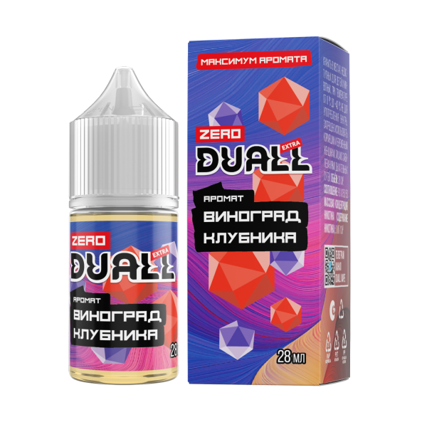 Жидкость для вейпа DUALL EXTRA ZERO 0% (28мл) в наличии. Купить сейчас! XB store. Комсомольск-на-Амуре