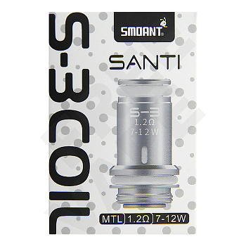 Испаритель Smoant Santi S-3  1.2Ом в наличии. Купить сейчас! XB store. Комсомольск-на-Амуре