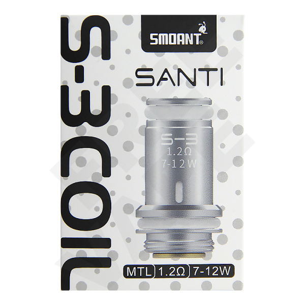 Испаритель Smoant Santi S-3  1.2Ом в наличии. Купить сейчас! XB store. Комсомольск-на-Амуре