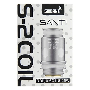 Испаритель Smoant Santi S-2 0.6Ом в наличии. Купить сейчас! XB store. Комсомольск-на-Амуре