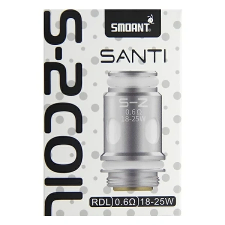 Испаритель Smoant Santi S-2 0.6Ом в наличии. Купить сейчас! XB store. Комсомольск-на-Амуре
